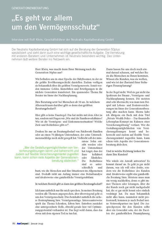AssCompact Presse_AssCompact_2019_01_565x800